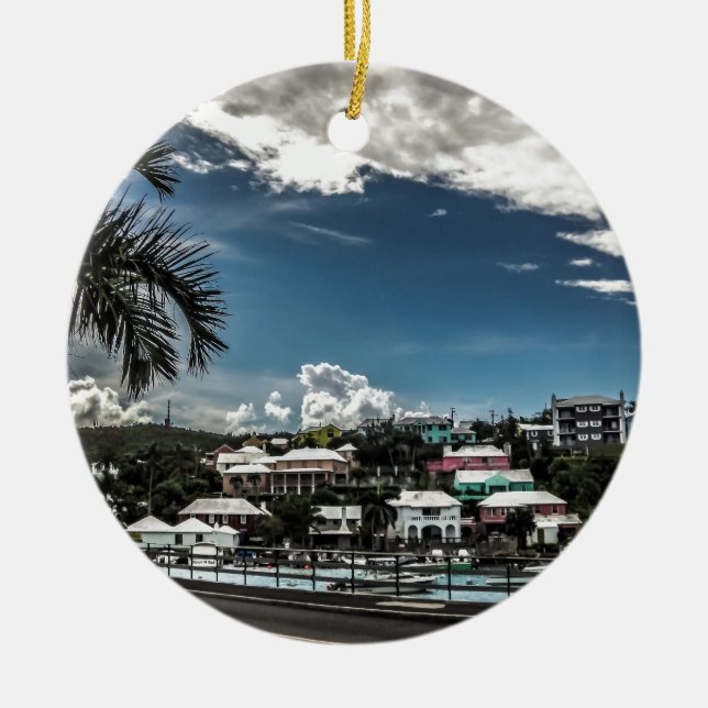 The Road Out Ceramic Tree Decoration (Front)