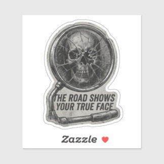 The Road Shows Your True Face Broken Mirror Skull