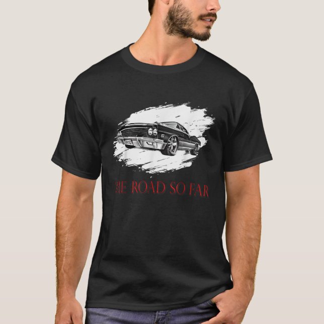 The Road So Far Impala SPN Reference  T-Shirt (Front)