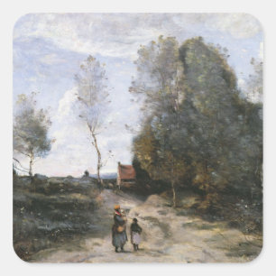 The Road Square Sticker