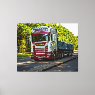 The Road Through Herefordshire Canvas Print
