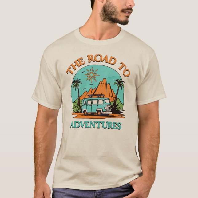 The Road To Adventures T-Shirt (Front)
