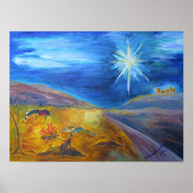 The Road to Bethlehem Christmas Poster (Front)