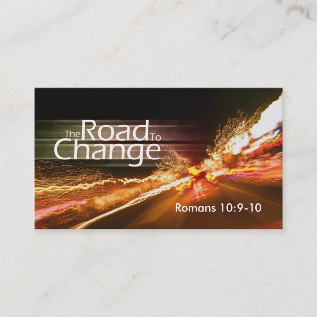 The Road to Change-medium Business Card (Front)