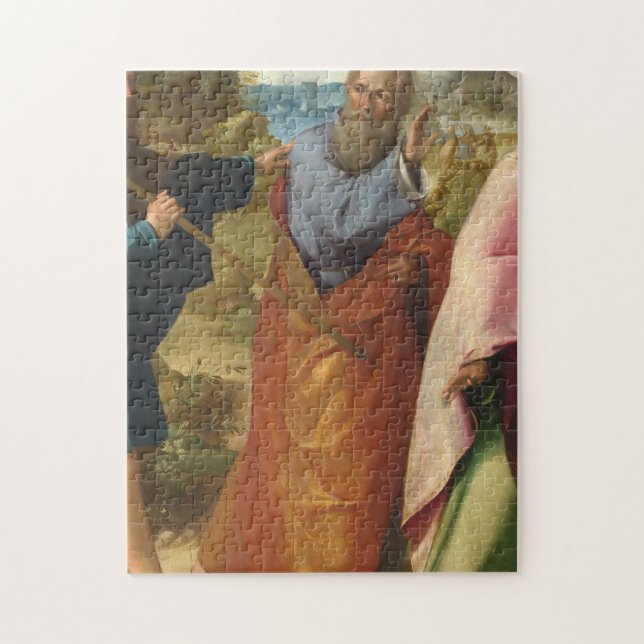 The Road To Emmaus With Jesus Jigsaw Puzzle (Vertical)