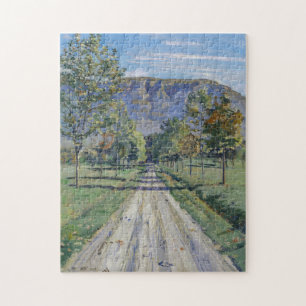 The Road to Evordes (by Ferdinand Hodler) Jigsaw Puzzle