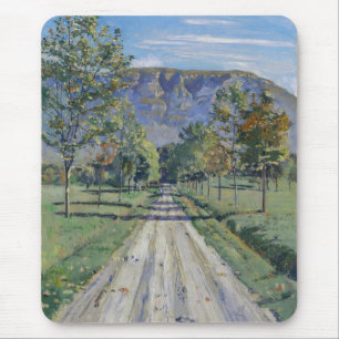 The Road to Evordes (by Ferdinand Hodler) Mouse Mat