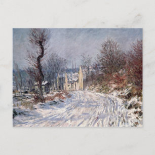 The Road to Giverny, Winter, 1885 Postcard