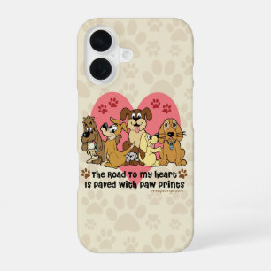 The Road To My Heart Dogs iPhone 16 Case