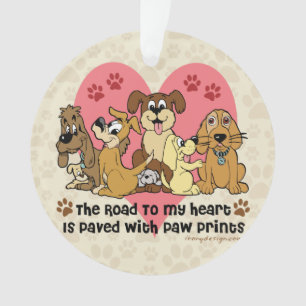 The Road To My Heart Dogs Ornament