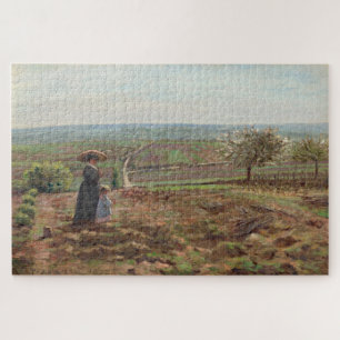 The Road to Rouen, the Heights of l'Hautil Jigsaw Puzzle