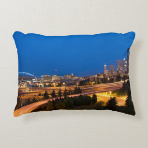 The road to Seattle Decorative Cushion