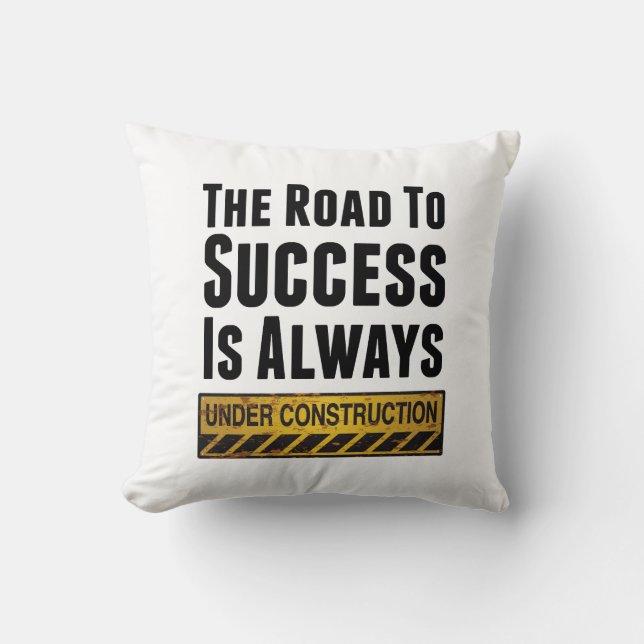 The road to success cushion (Front)