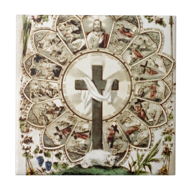 The Road to the Holy Cross Tile (Front)