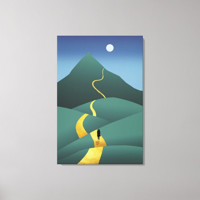 The Road to the Moon Canvas Print (Front)