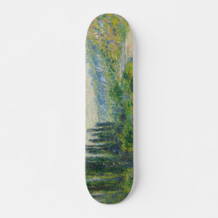 The Road to Vétheuil (by Claude Monet) Skateboard