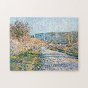 The Road to Vétheuil Claude Monet Jigsaw Puzzle