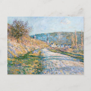 The Road to Vétheuil   Claude Monet Postcard