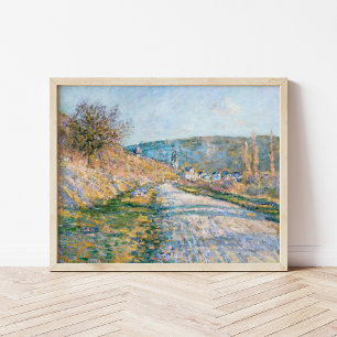 The Road to Vétheuil   Claude Monet Poster