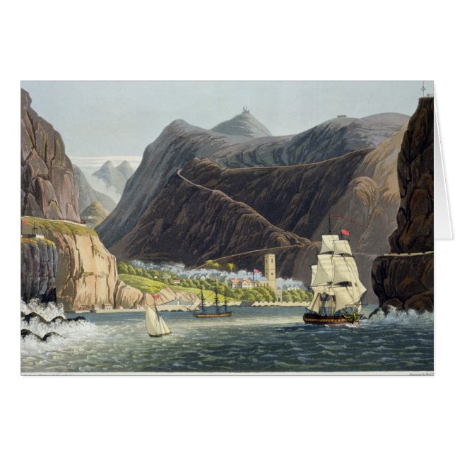The Roads, St. Helena, engraved by Robert Havell ( (Front Horizontal)