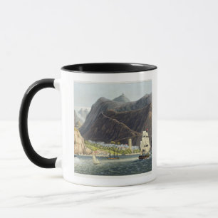 The Roads, St. Helena, engraved by Robert Havell ( Mug