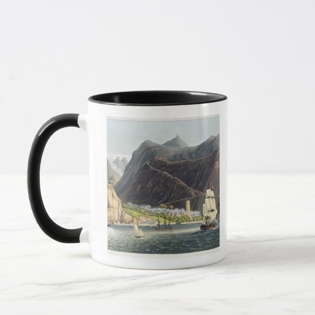 The Roads, St. Helena, engraved by Robert Havell ( Mug (Left)