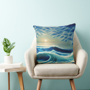 The Roar of the Blue Sea Cushion