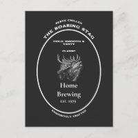 The Roaring Stag Personalised Home Brewing Vintage