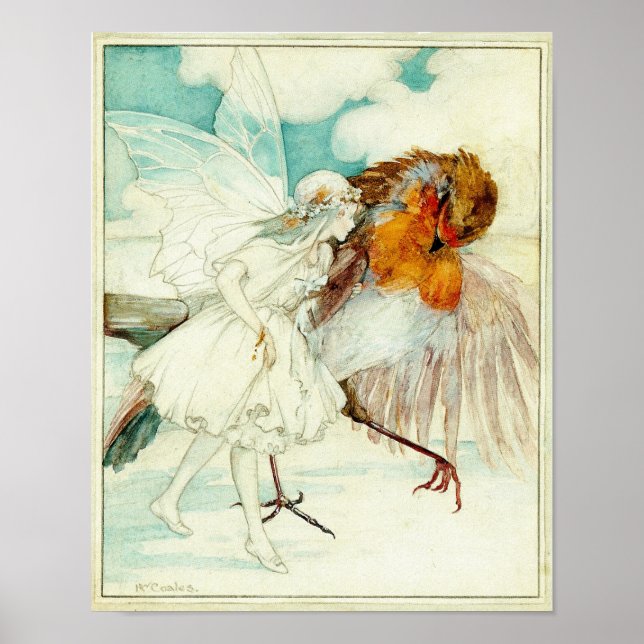 The Robin and the Flower Fairy Poster (Front)