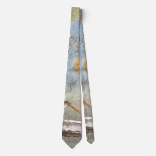 The Robin Is A Gabriel Watercolor Tie