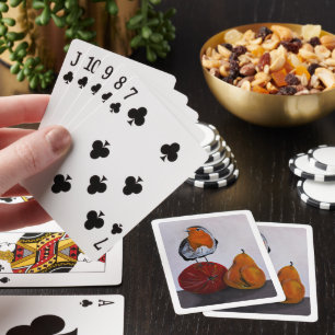 The Robin's Fleeting Visit Painting by Alfred Fox Playing Cards