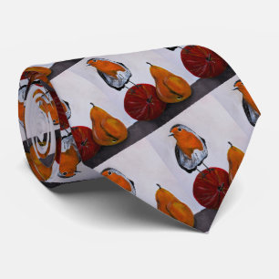 The Robin's Fleeting Visit Painting by Alfred Fox Tie