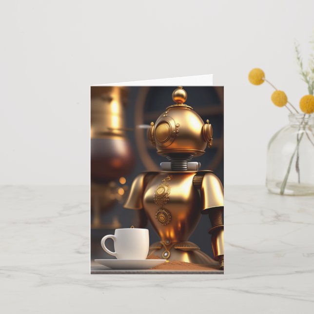 The Robot Barista Thank You Card (Front)