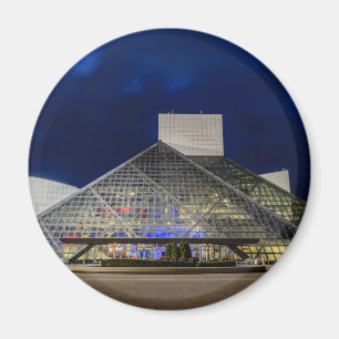 The Rock and Roll Hall of Fame at Dusk Magnet