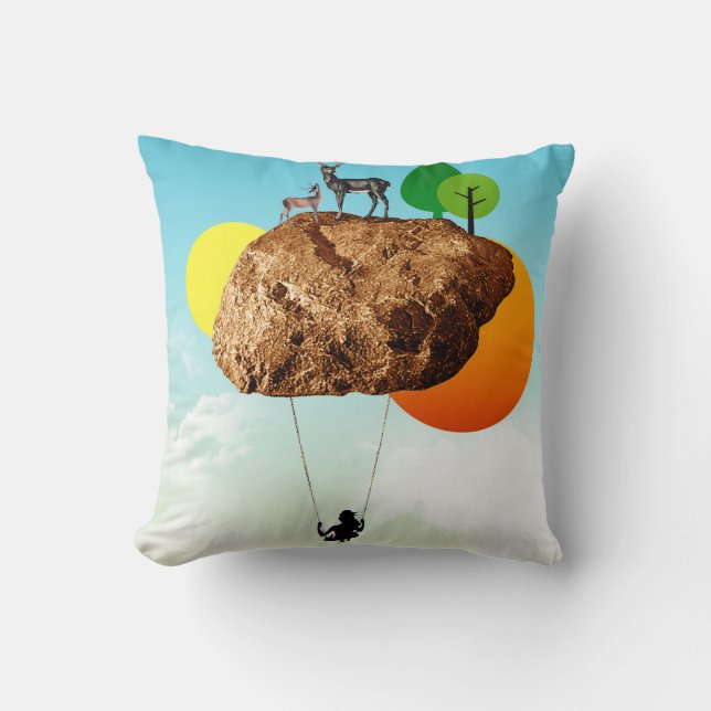 The rock of our existence cushion (Front)