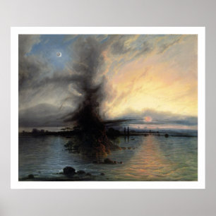 The Rock of Salvation, 1837 (oil on canvas) Poster