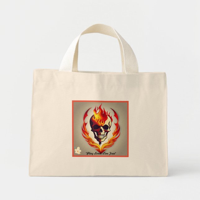 "The Rock Rebellion" Mini Tote Bag (Front)