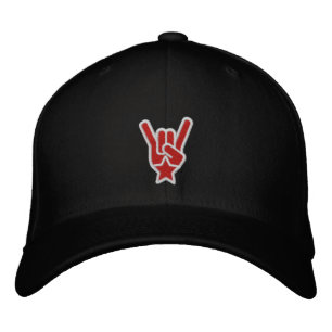 The Rock Sign Embroidered Hat