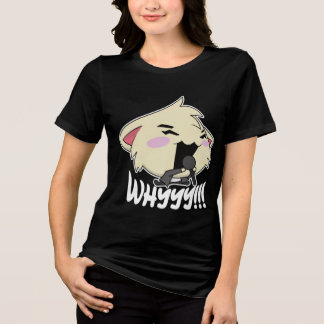 The Rock Star Cat - Whyyyyy Tri-Blend Shirt