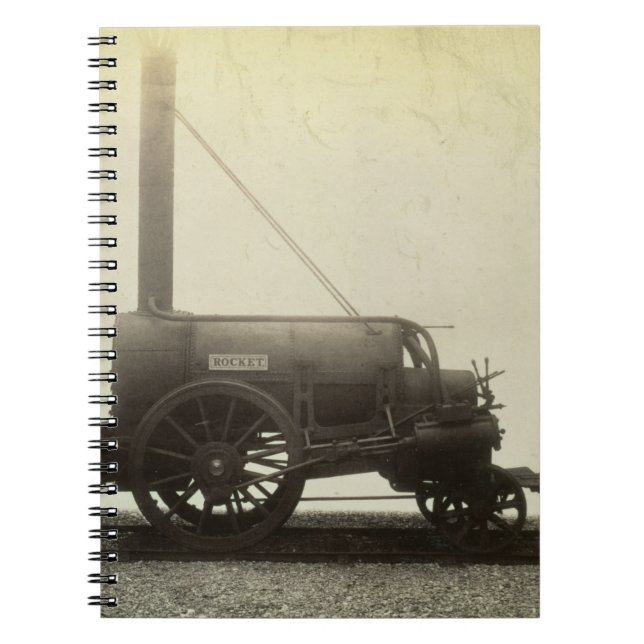 The 'Rocket' designed by George Stephenson (1781-1 Notebook (Front)