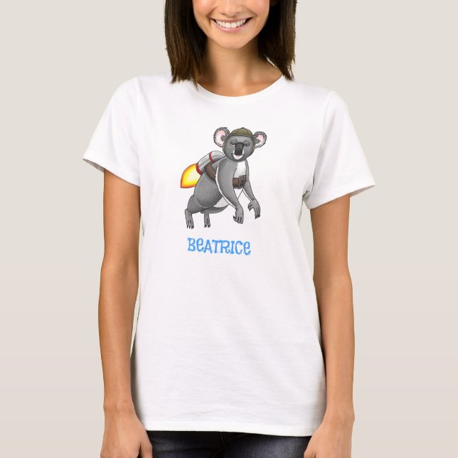 The Rocket Koala T-Shirt (Front)