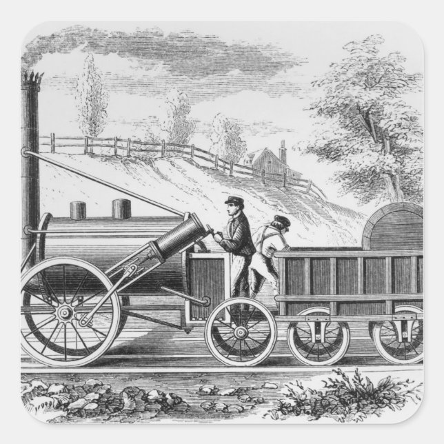 The 'Rocket' Square Sticker (Front)