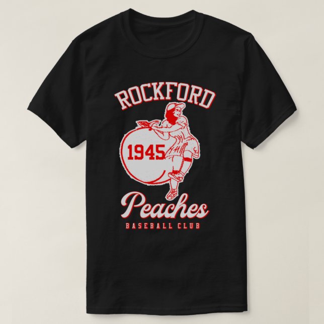 THE ROCKFORD PEACHES LADIES  AND SHIRT      (Design Front)