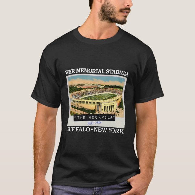 The Rockpile Buffalo War Memorial Stadium Ny Sport T-Shirt (Front)