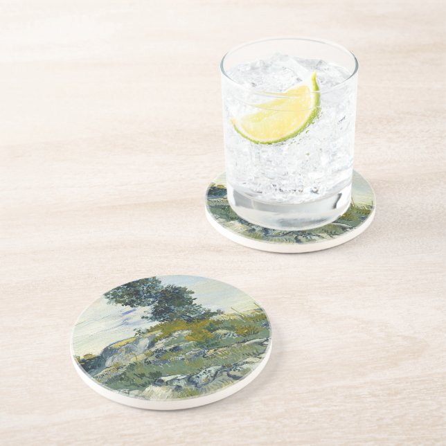 The Rocks Vincent van Gogh  Coaster (Side)