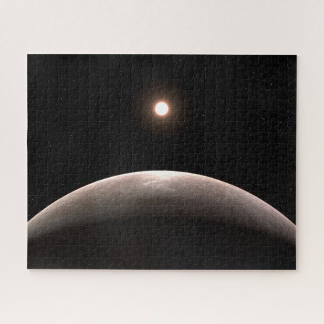 The Rocky Exoplanet Lhs 475 B And Its Host Star. Jigsaw Puzzle (Horizontal)