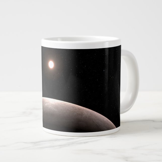 The Rocky Exoplanet Lhs 475 B And Its Host Star. Large Coffee Mug (Front Right)