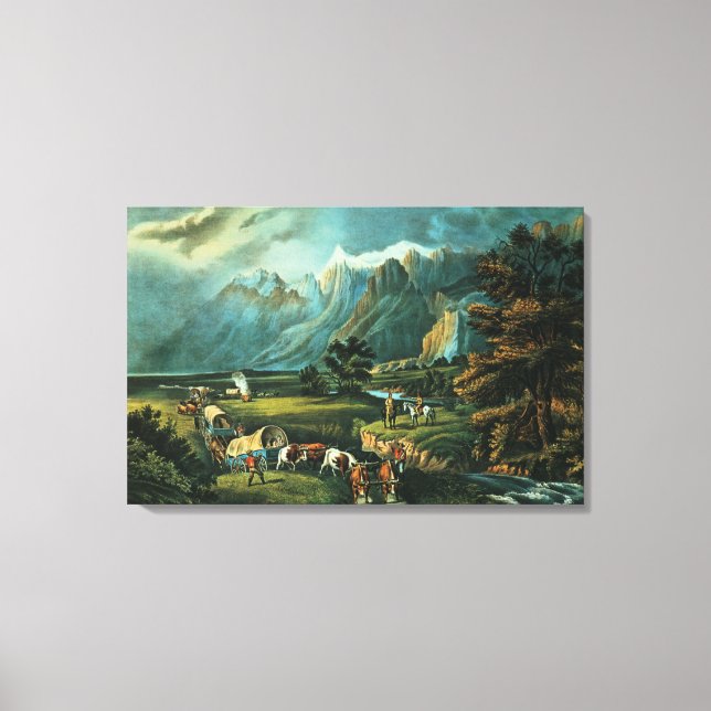 The Rocky Mountains Canvas Print (Front)