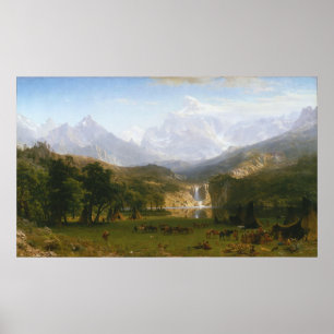 The Rocky Mountains, Lander’s Peak Poster