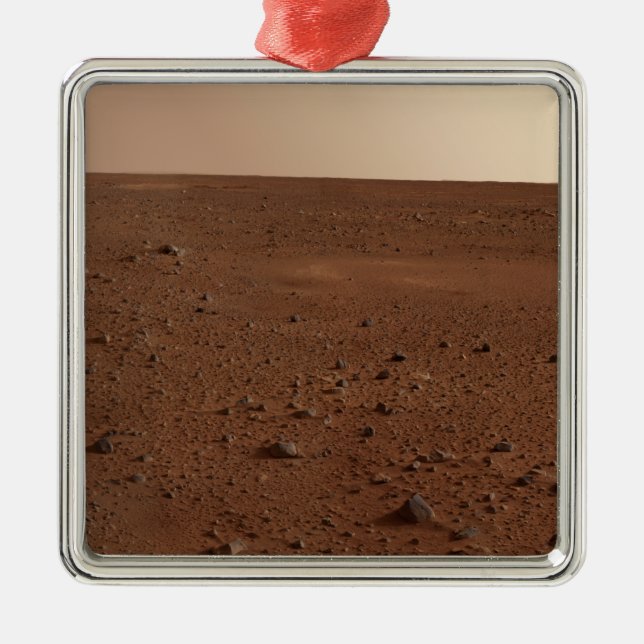 The rocky surface of Mars Metal Tree Decoration (Front)